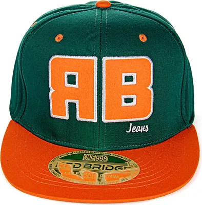 Produktbild von Red Bridge Uni RB-Logo Snapback Cap Bestickt Grün-Orange One Size