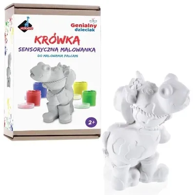 Produktbild von Sinnes-Malbuch „Krówka“ zum Fingermalen – Askato