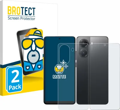 Produktbild von 2x BROTECT Schutzfolie für Xiaomi Poco X7 Pro (Display+Rückseite) Displayschutz Displayschutzfolie Folie Matt Entspiegelungsfolie