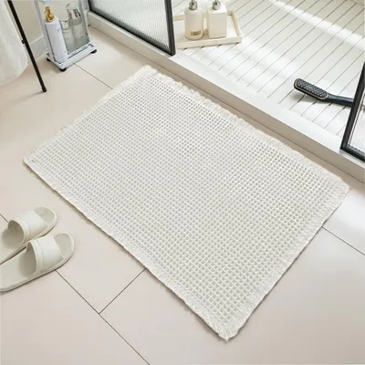 Obrázek produktu pro Podložka do koupelny s reliéfním vzorem, rozměry 51 x 81 cm, s protiskluzovou spodní stranou