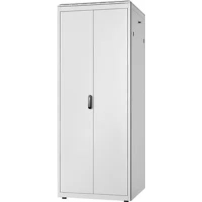 Produktbild von Digitus Netzwerkschrank Unique Serie - 800x800 mm (BxT), Freistehendes Gestell, 42U, 800 kg, Sperrschloss, Ablageschienen, Verstellbare Füße