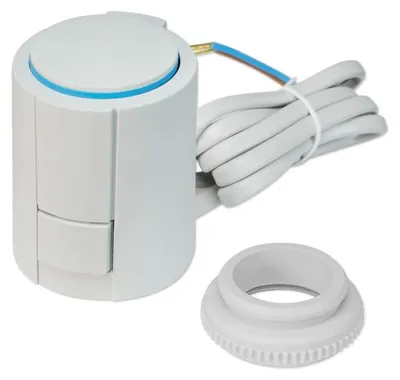 Produktbild von Möhlenhoff Alpha 5 Stellantrieb 230V NC für Fußbodenheizung mit VA80 Adapter