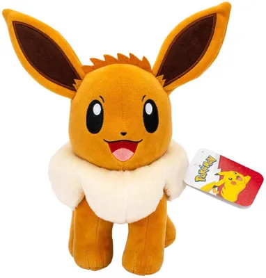 Produktbild von Jazwares Pokémon Kuscheltier Plüsch Eevee 30cm - weiches Plüschtier Spielzeug