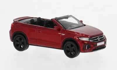 Produktbild von Brekina PCX870601 - 1/87 VW T-Roc Cabriolet, metallic-rot, 2022 - Neu