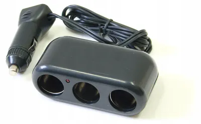 Produktbild von KFZ 12V Zigarettenanzünder Verteiler 3 Steckdosen USB