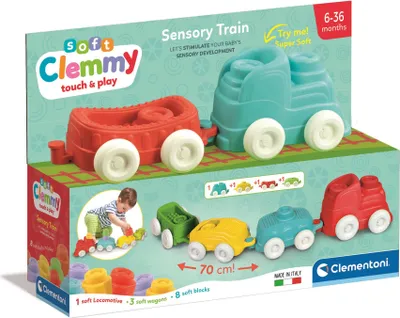 Obrázek produktu pro Clementoni Clemmy 17961, Vláček, 0,5 rok/roky, Vícebarevný