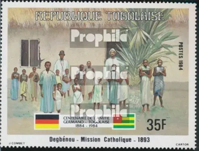 Produktbild von Briefmarken Togo 1984 Mi 1678-1711 (kompl.Ausg.) postfrisch Deutsch-togolesische Freundschaft