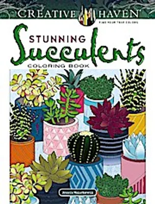 Obrázek produktu pro Creative Haven Stunning Succulents Coloring Book