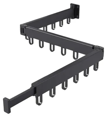 Produktbild von Kleiderständer, faltbar, wandmontiert, ES 18 Haken