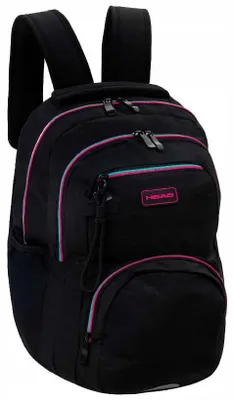 Produktbild von Astra | Schulrucksack, 44 x 32 x 19 cm, schwarz, ergonomisch, wasserabweisend, mit Reflektoren