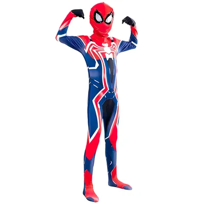 Produktbild von Kinderkostüm Spiderman White 122-134 L
