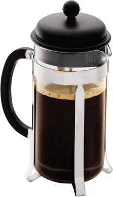 Obrázok produktu pre Famanu, kávovar typu French Press, 8 šálok, 1 liter - čierna farba