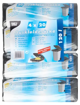 Zdjęcie produktu dla Papstar Auskleidesäcke für Mülltonnen