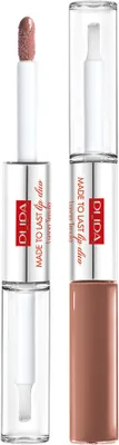 Zdjęcie produktu dla PUPA Milano Made To Last Lip Duo, Cielisty, Natural Nude, 2 kol., Nawilżający, Kobiety, Świecący