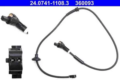 Produktbild von Ate Sensor, Raddrehzahl Hinterachse 24.0741-1108.3