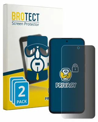 Produktbild von 2x BROTECT Sichtschutzfolie für Xiaomi Redmi Note 15 Pro 5G Anti-Spy Privacy Sichtschutz Blickschutz Folie Blaulicht-Schutz