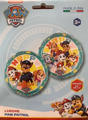 Produktbild von Paw Patrol Happy Folienballon 46 cm