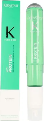 A product box and its corresponding product vial, both featuring green and white branding.