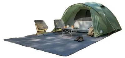 Image de Tapis de tente, matériau résistant, résistant aux intempéries, anthracite