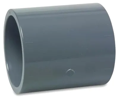Produktbild von Muffe PVC-U 20 mm Klebemuffe 16 bar Grau