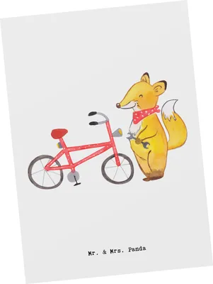 Produktbild von Mr. & Mrs. Panda Postkarte Zweirad Mechaniker Herz - Weiß - Geschenk, Ansichtskarte, Ansichtskarten, Postkarten, bildkarte, Grußkarte