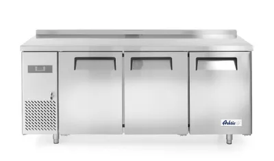 Immagine prodotto di Banco refrigerato Arktic con 3 porte, 3 ripiani e alzatina, 390 litri, 1800x600x886mm