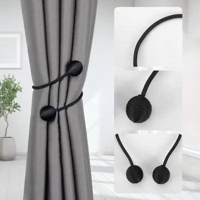 Produktbild von Vorhang Raffhalter, Nein Magnetische Vorhang Raffhalter, Arbitrary Twisted Deformation Gardinen Raffhalter Weben Vorhänge Halter Schnallen Vorhang Binder Gardinenhalter