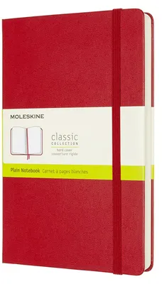 Obrázek produktu pro Moleskine classic, zápisník rozšířený velký/A5 prázdný, šarlatově červený