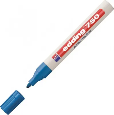 Obrázek produktu pro Popisovač lakový EDDING 750 světle modrý 2-4mm