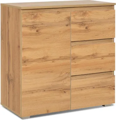 Produktbild von Kommode >Ravenna< in Honig-Eiche - 80x80x40cm (BxHxT)