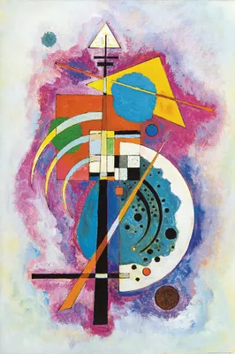 Obrázek produktu pro Wassily Kandinsky umělecký obraz - Hommage An Grohmann, 1926 (180 x 120 cm)