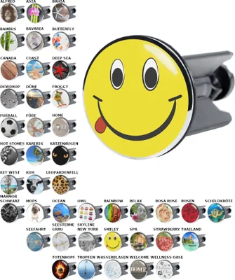 Produktbild von SANILO® Waschbeckenstöpsel, Smiley