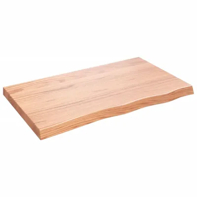 Zdjęcie produktu dla vidaXL Umywalka blat jasnobrązowy 100x60x(2-6) cm lite drewno impregnowane