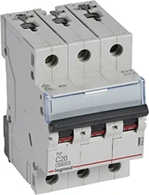 Obrázek produktu pro Legrand Legrand LS spínač, 10 kA, C, 20 A/3pólový, 3TE, 1 ks.