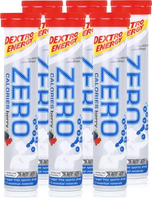 Produktbild von Dextro Energy Zero Calories Brausetabletten Berry 80g (6er Pack)