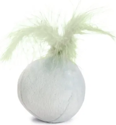 Produktbild von Beeztees Kitten Ball+Feder Rizo - Katzespielzeug - Plusch - mint -