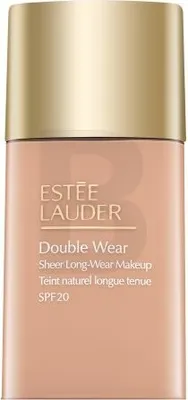 A product shot of Estee Lauder Double Wear Sheer Long-Wear Makeup.
