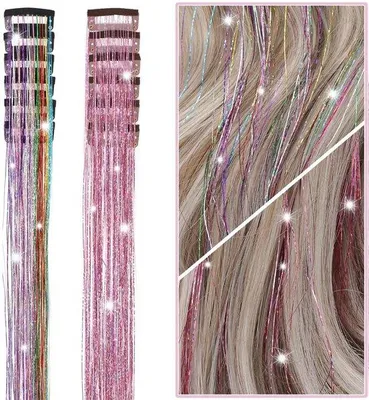 Produktbild von Glitzernde Haaraccessoires, 12 Stück, Clip-on, Frauen und Kinder