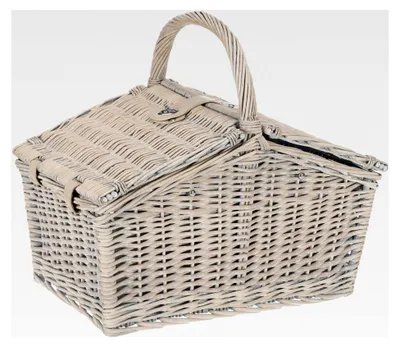 Produktbild von Picknickkorb für 4 Personen Weidenkorb mit Zubehör 23 Teile