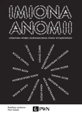 Produktbild von Imiona anomii - Piotr Sadzik (Literatur auf Polnisch)