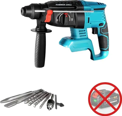 Immagine prodotto di Trapano a percussione a batteria, motore brushless, versatilità a batteria, senza kit batteria, UE
