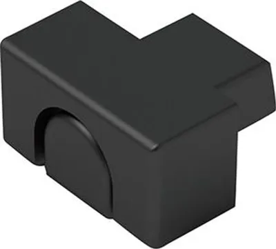 Productafbeelding van Halemeier Eindkappen ChannelLine, zwart, set van 2 stuks