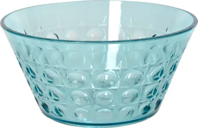 Produktbild von Schale 15x7cm Kunststoff gemustert Transparent / Blau