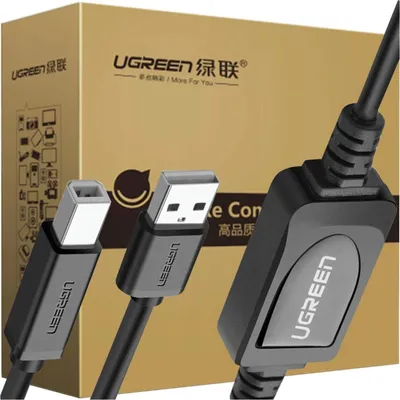 Produktbild von Vads USB AM - BM 15m ar retranslatoru US122 UGREEN