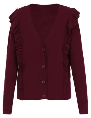 Produktbild von MAIRE damen strickjacke - rot, XS/S