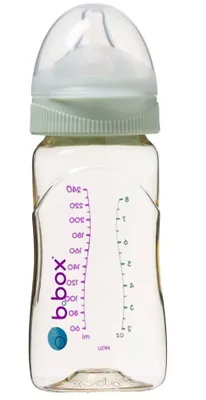 Obrázek produktu pro Kojenecká láhev B.box proti kolikám 240 ml – zelená