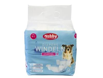 Immagine prodotto di Pannolini Nobby f. Cuccioli 12 pezzi; M-L ; 36 - 52 cm