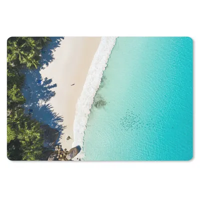 Produktbild von MuchoWow® Mauspad Mousepad Meer - Strand - Bäume 27x18 cm - Mousepads - Maus Mat - Pad - Mausunterlage - Büroartikel - Desk Matten