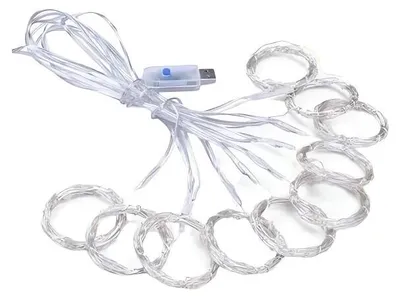 Obrázek produktu pro Foxter 2275 Vánoční světelný závěs USB LED, IP65, dálkové ovládání, multikolor 3 x 3 m