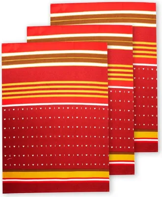 Obrázok produktu pre HOME ELEMENTS Sada 3 utierok 50 x 70 cm, Červená